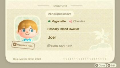 Animal Crossing: PETA fordert veganes Leben im Spiel und veröffentlicht Guide Animal Crossing: PETA fordert veganes Leben im Spiel und veröffentlicht Guide