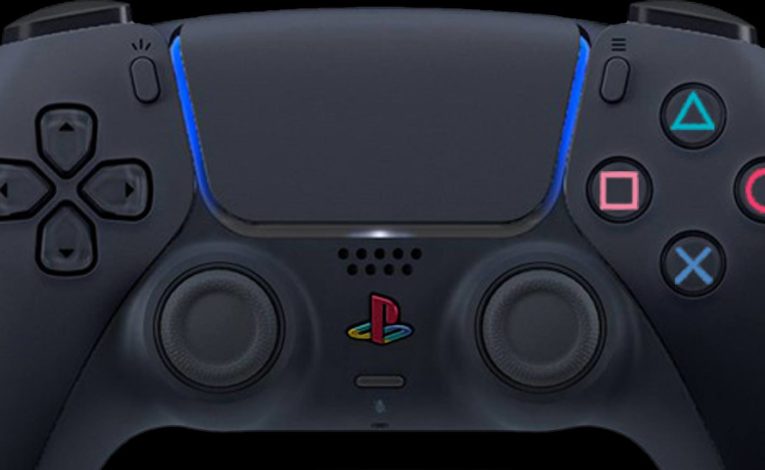 PS5 DualSense Controller in schwarz