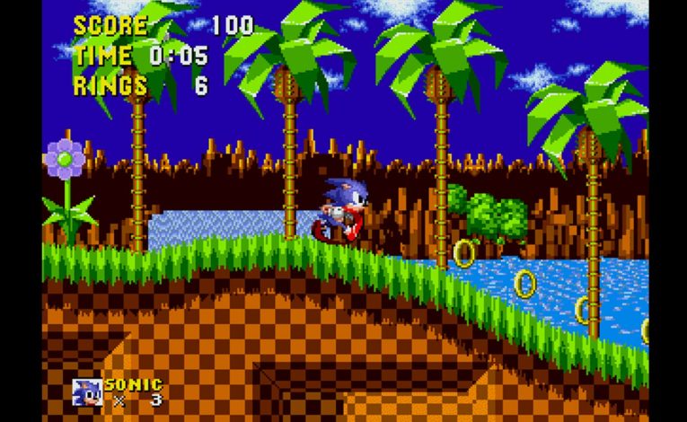 Sonic the Hedgehog für den Sega Mega Drive.