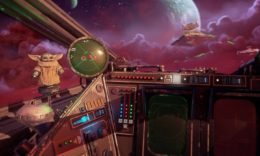 Star Wars Squadrons: Nun hat auch Baby Yoda Platz im Cockpit. - (C) EA
