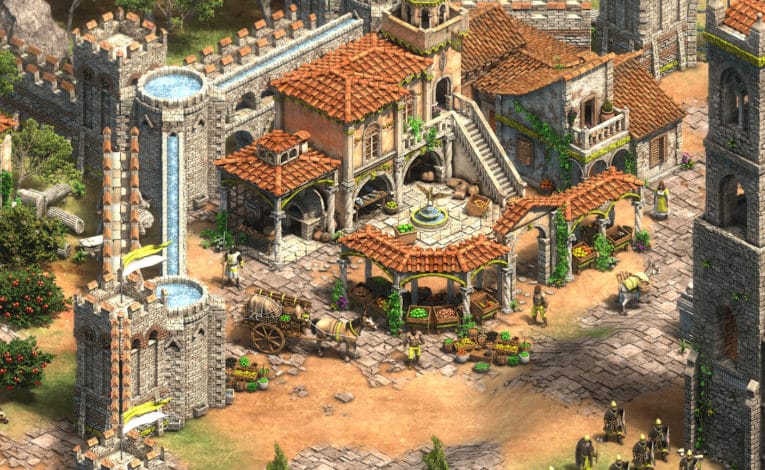 Sizilianer-Gebäude in Age of Empires 2: Definitive Edition - Lords of the West. - (C) Microsoft