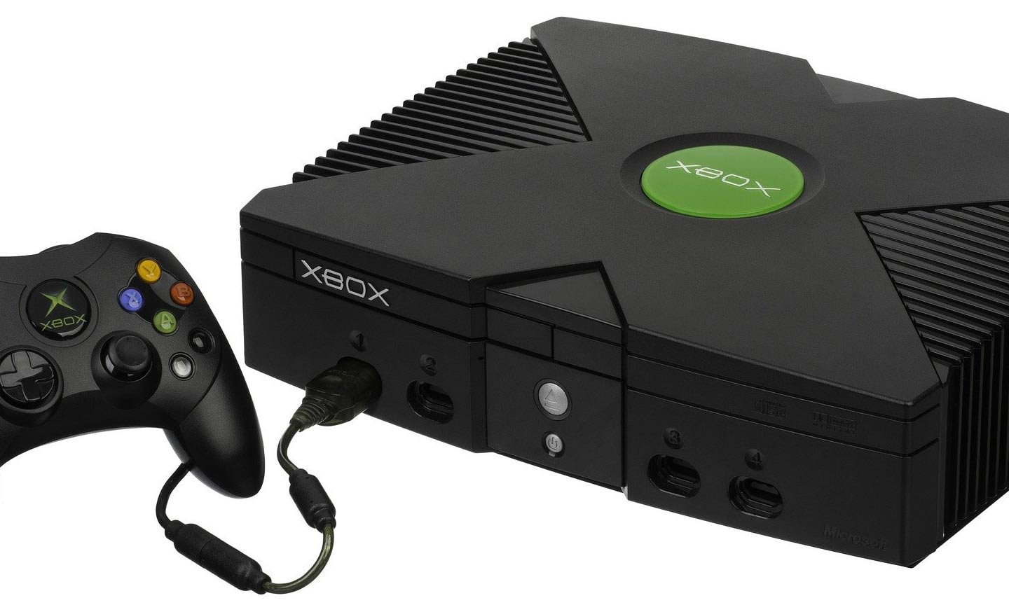 Eine mächtig große Konsole! Die allererste Xbox aus dem Jahr 2001. - (C) Microsoft