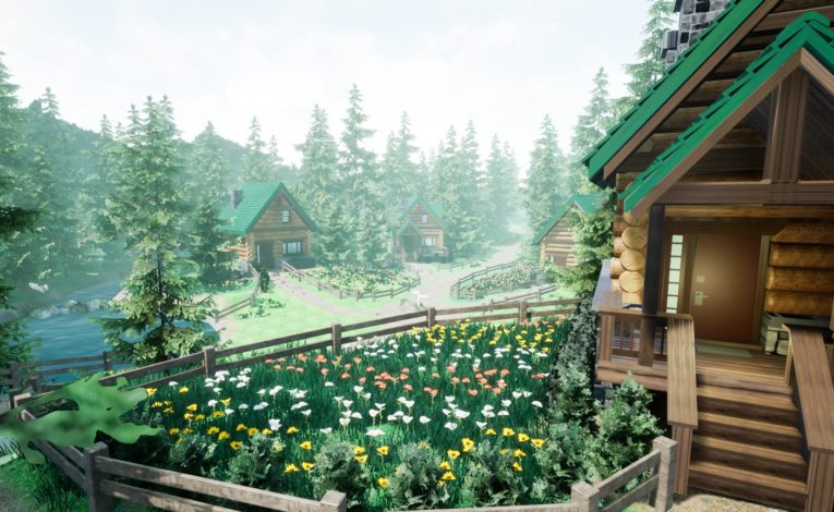 Twinleaf Town in der Unreal Engine sieht wunderbar aus! - Quelle: Reddit u/papabeard88