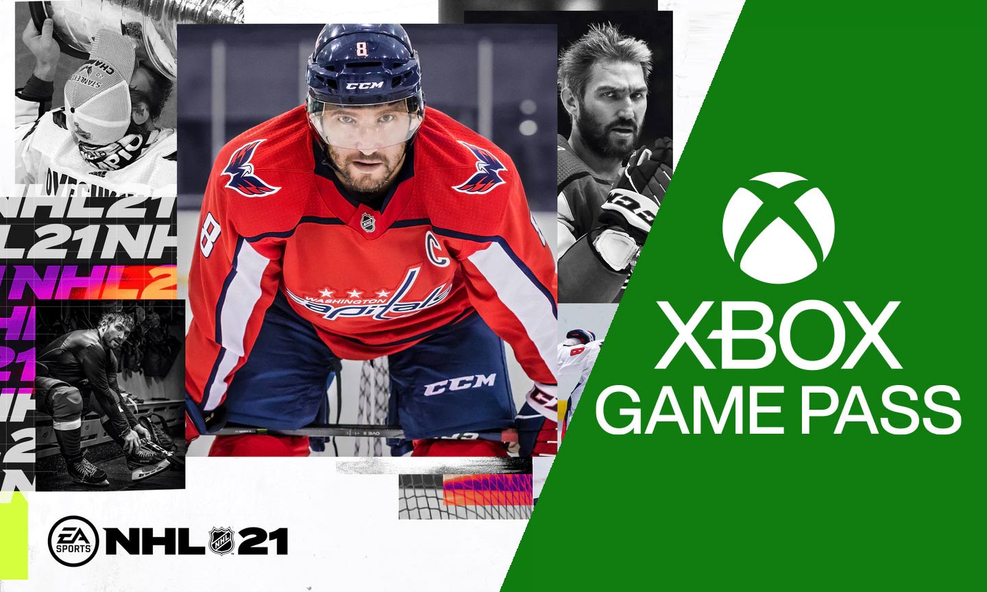 NHL 21 kommt via EA Play in den Xbox Game Pass im April 2021. - (C) EA Sports, Microsoft - Bildmontage: DailyGame
