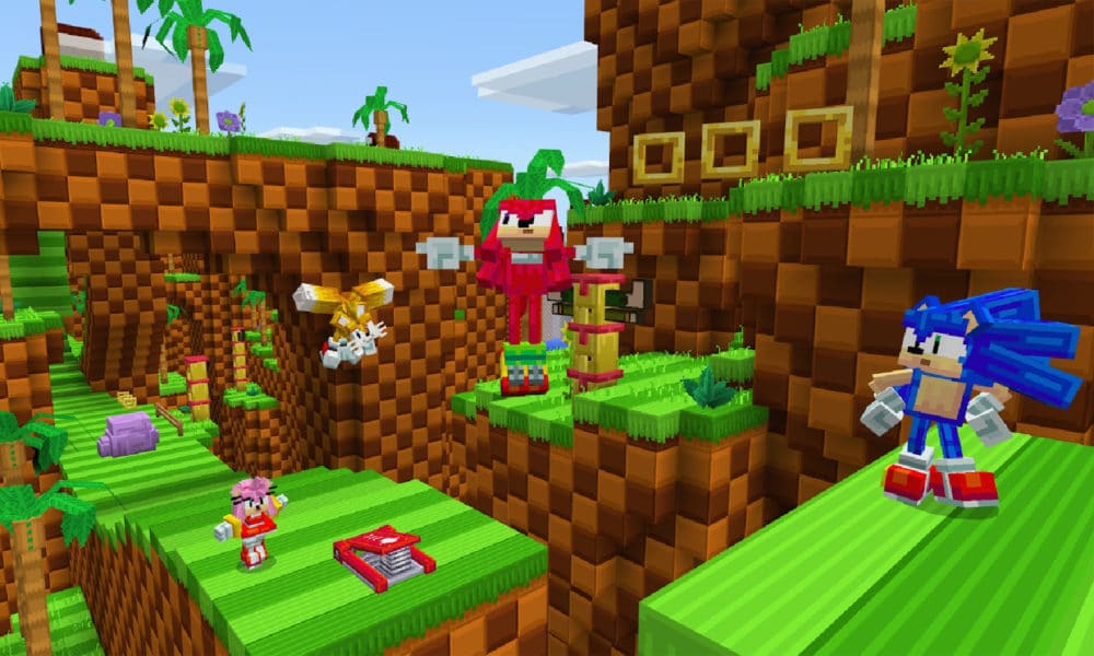 Minecraft feiert 30 Jahre Sonic the Hedgehog mit eigenem DLC Minecraft feiert 30 Jahre Sonic the Hedgehog mit eigenem DLC