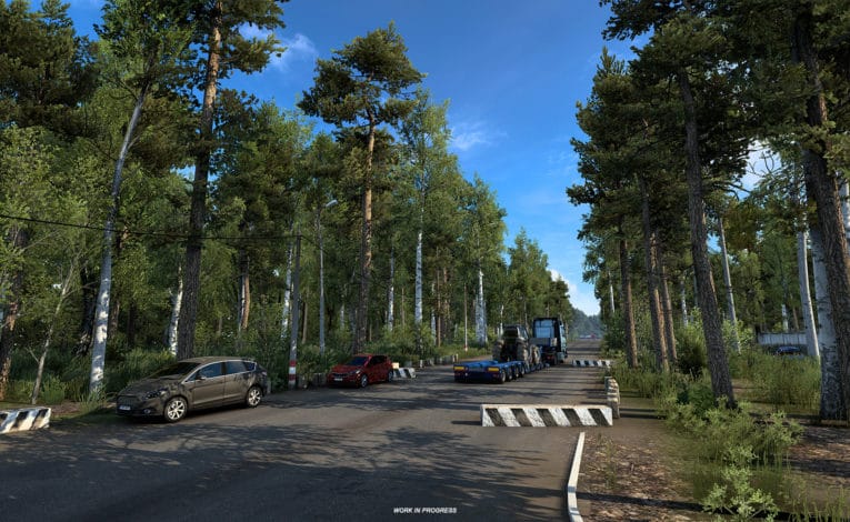 ETS2-Addon "Heart of Russia" - Auszüge aus Russlands unverwechselbarer Natur. © SCS Software