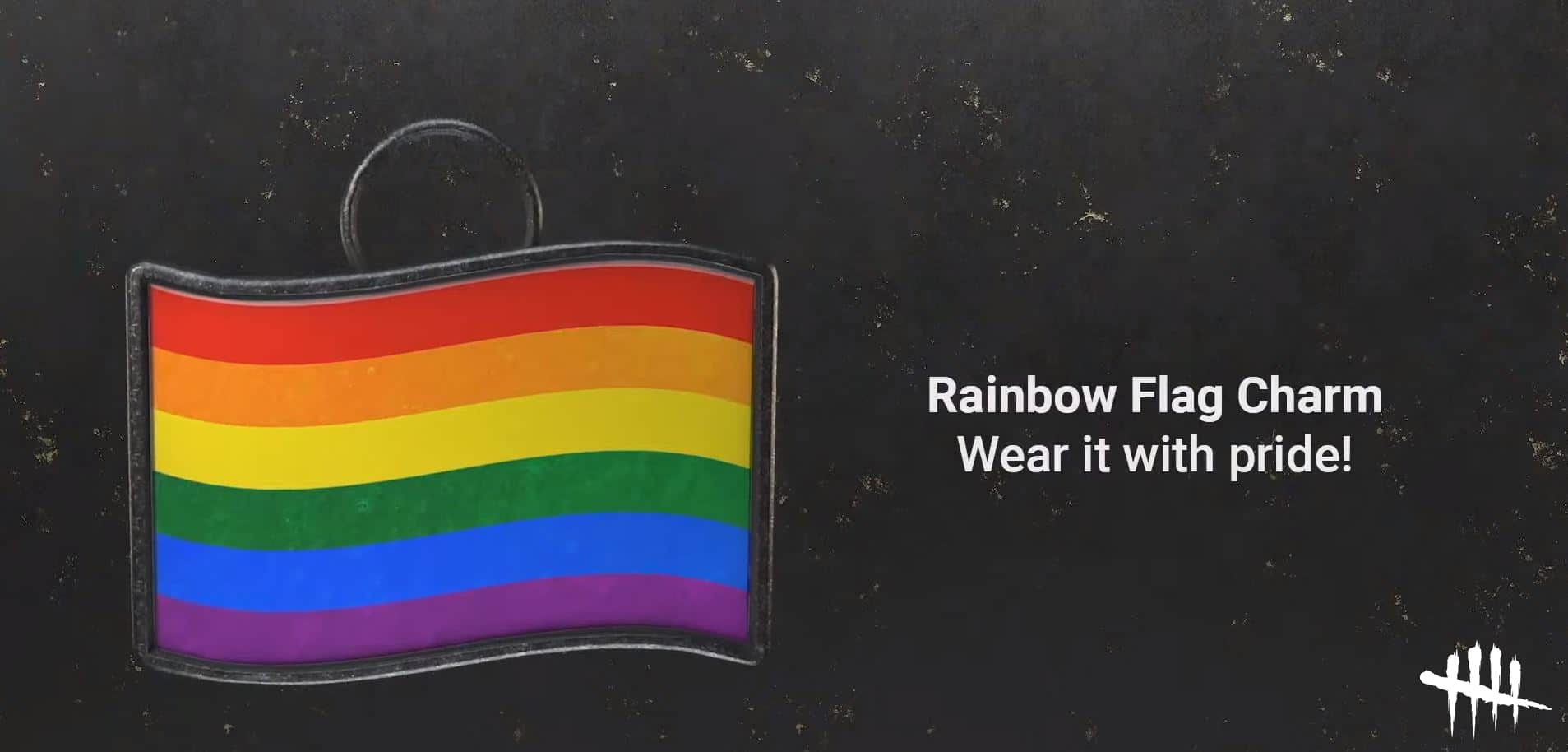 Dead daylight pride month rainbow flag charm Dead by Daylight © Behaviour