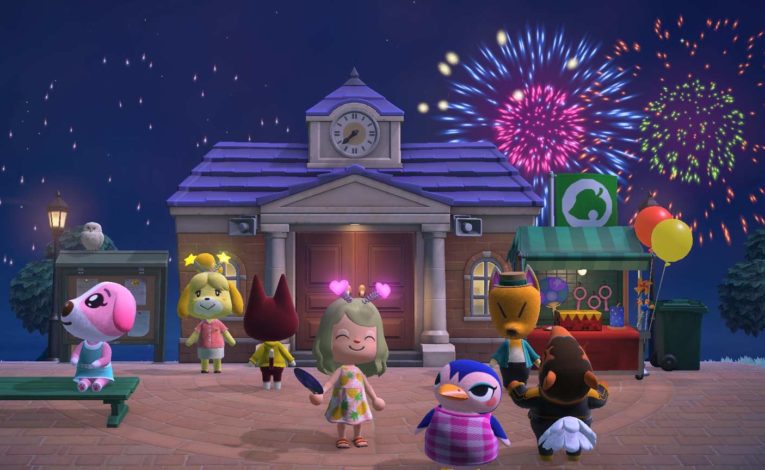 Das neueste Update für Animal Crossing: New Horizons bringt Feuerwerke und neue Gegenstände. - (C) Nintendo