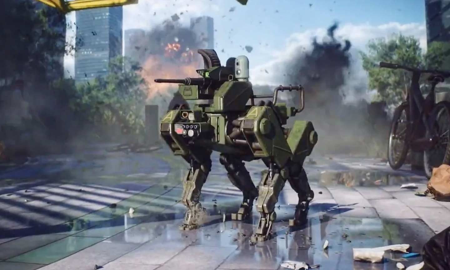 Der "Robo-Hund" in Battlefield 2042 heißt Ranger und ist an keine Spezialisten gebunden! - (C) DICE, EA