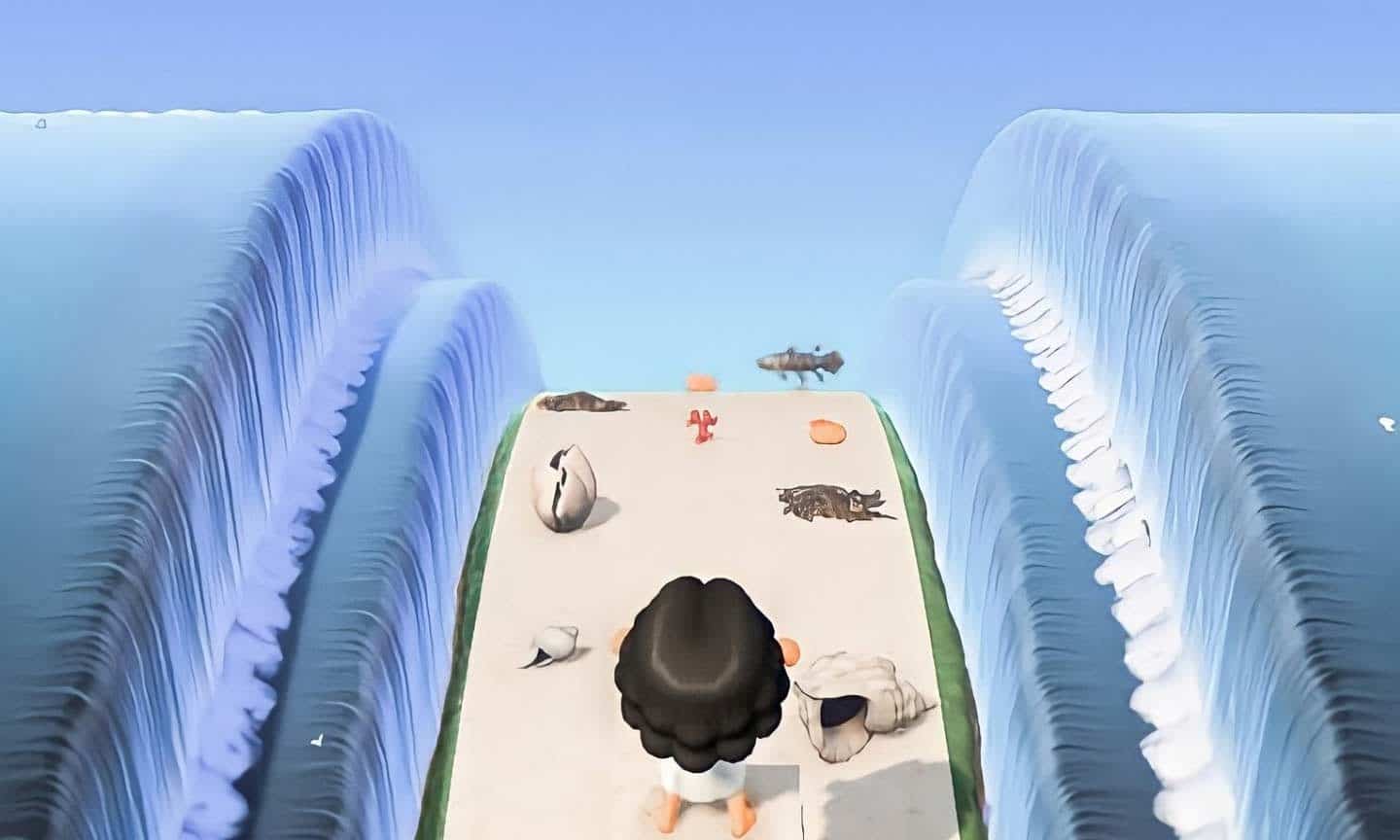 Animal Crossing: New Horizons – Spieler teilt Meer wie Moses