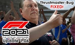 F1 2021: Update 1.06 erlöst endlich Leidtragende mit Thrustmaster-Modellen. © Codemasters, EA SPORTS