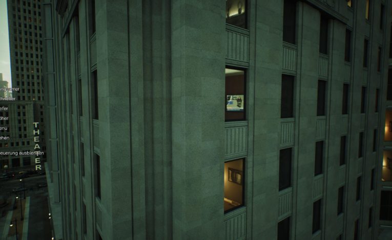 Matrix 2 Szenen durchs Fenster Matrix Awakens Unreal Engine 5 Demo PS5 © Warner Bros, Screenshot: DailyGame