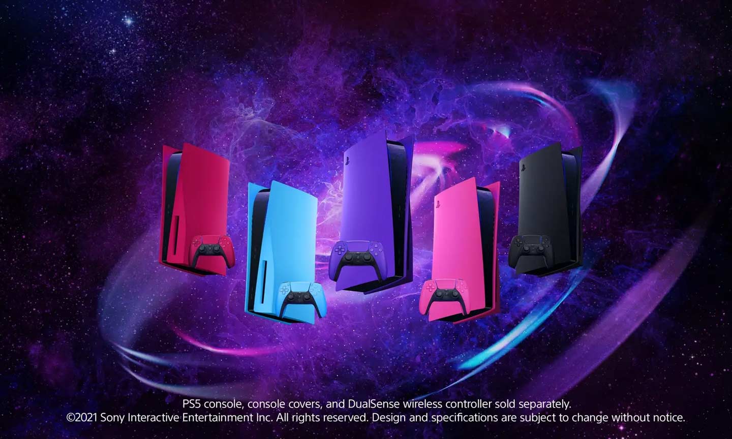 PS5: Konsolen-Cover und neue DualSense-Farben ab Januar 2022