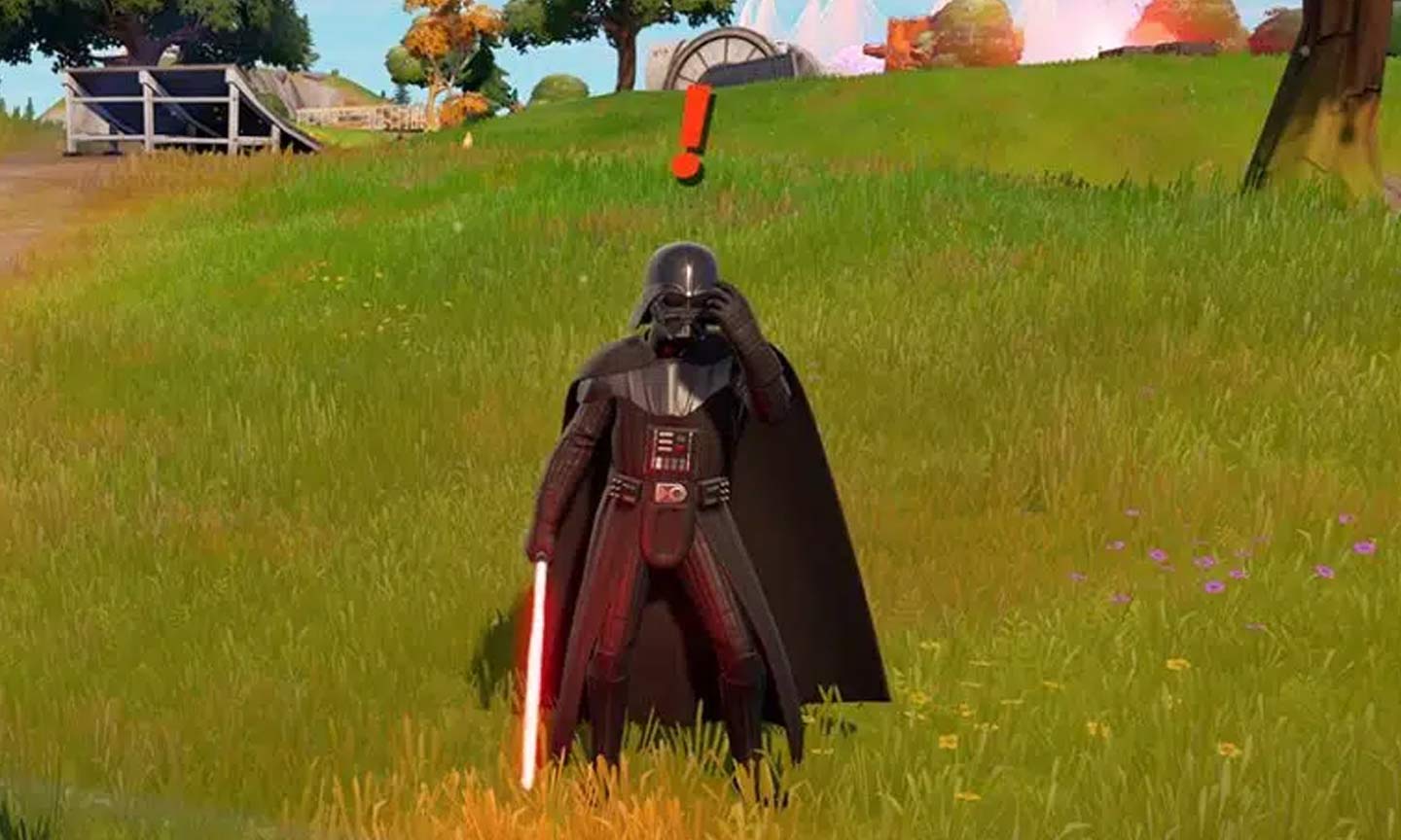 Darth Vader NPC Fortnite Lichtschwert