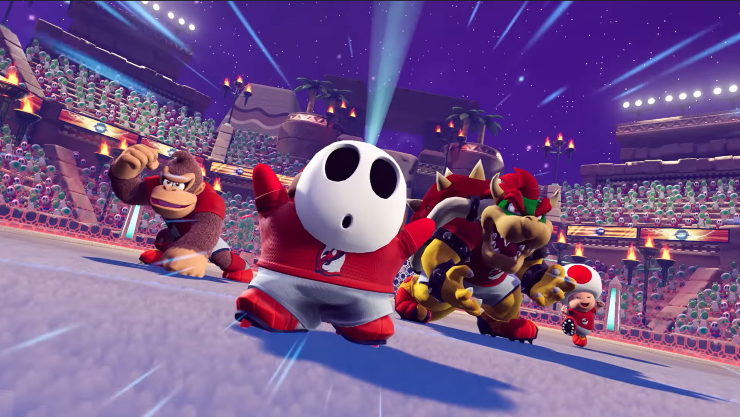 Switch: Mario Strikers: Battle League Football: Daisy, Shy Guy und ein neues Stadion!