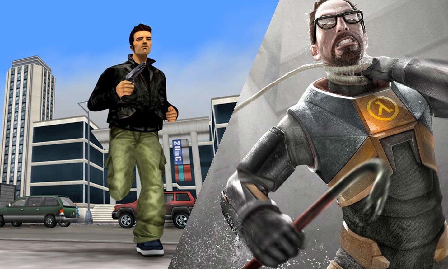 GTA 3 (C) Rockstar Games / Half-Life 2 (C) Valve - Bildmontage