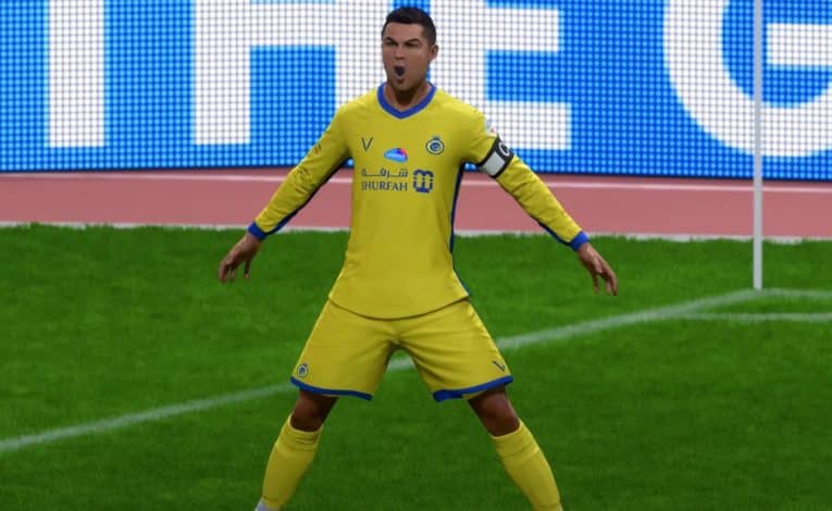 Christiano Ronaldo in der Dress von Al Nassr (Saudi-Arabien) in FIFA 23 - (C) EA SPORTS