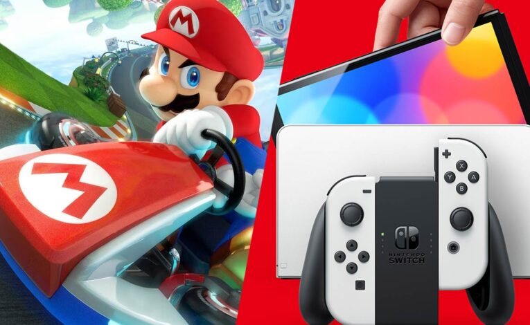 Mario Kart 8 Deluxe für die Nintendo Switch. - (C) Nintendo - Bildmontage