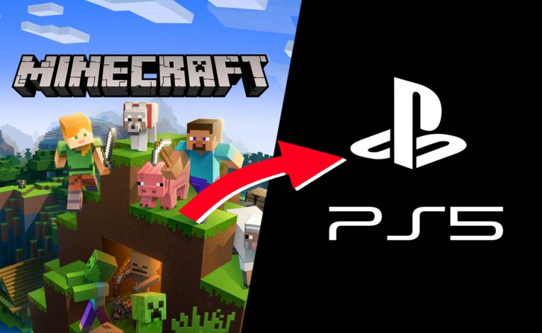 Minecraft - Wann folgt die native PS5-Version? - Bild: Mojang Studios, SIE - Bildmontage