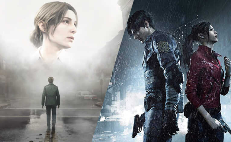 Silent Hill 2 Remake und Resident Evil 2 Remake (c) Bloober Team, Konami / Capcom