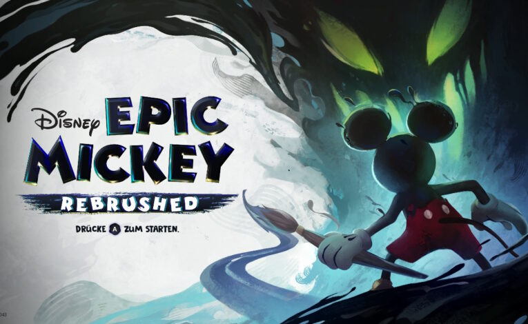 Title Screen Disney Epic Mickey: Rebrushed © THQ Nordic, Screenshot by DailyGame Nintendo Switch