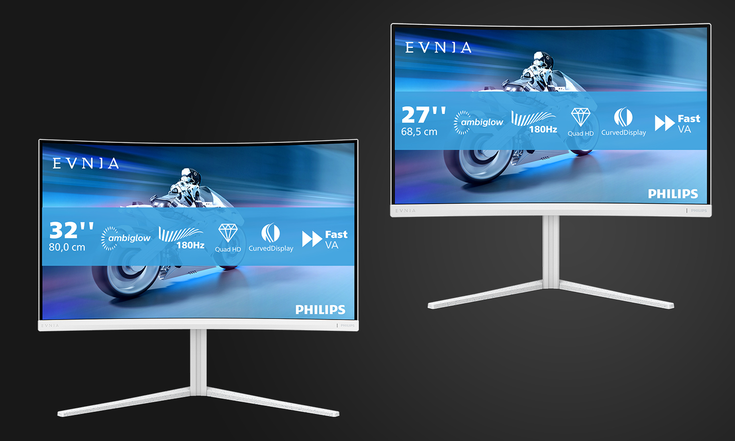 New Philips Evnia 5000 monitors 27M2C5501 and 32M2C5501