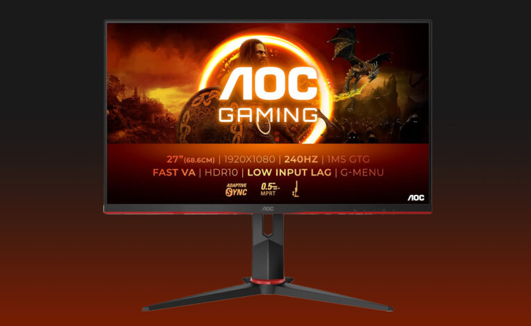 Dein nächster Gaming-Monitor für unter 200 Euro? Ob der AOC 27G2ZN3/BK überzeugt, lest ihr bei uns im Testbericht. - Bild: AOC