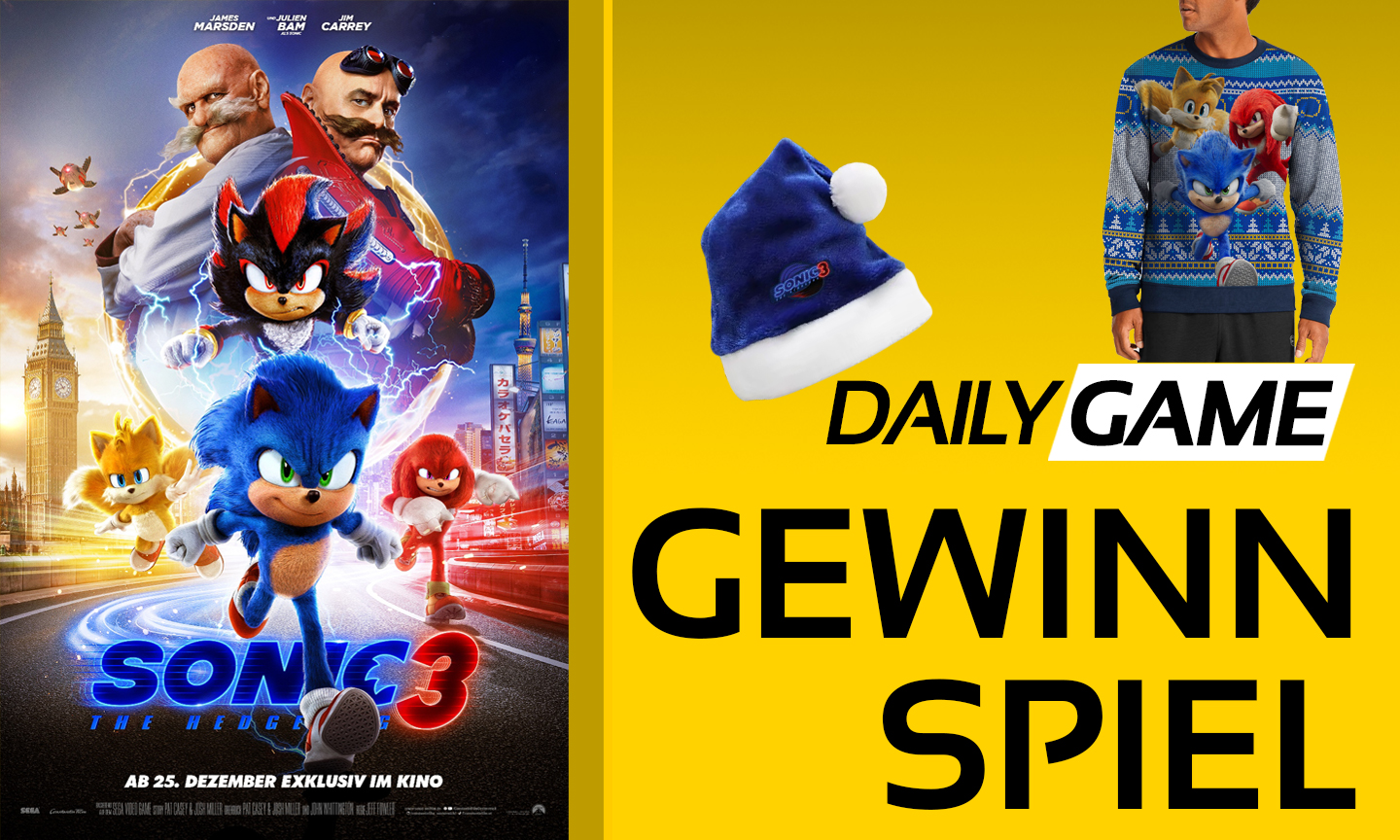 [BEENDET] Sonic The Hedgehog 3 – Gewinne Kinogutscheine und mehr!