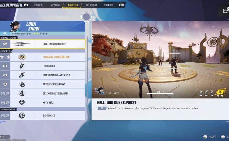 Marvel Rivals Luna Snow Fähigkeiten © NetEase, Screenshot Daily Game