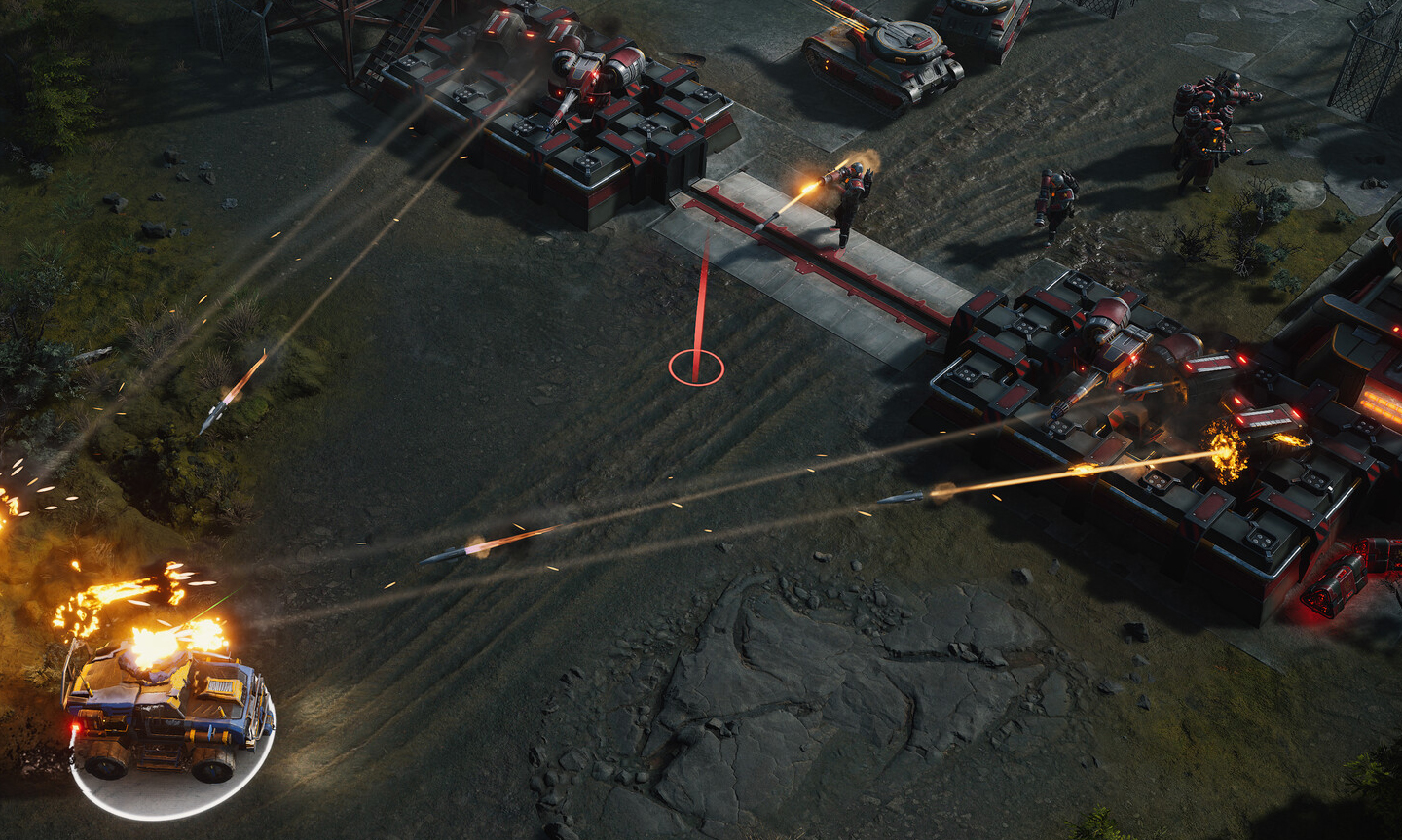 Die Infanterie kann sich gut gegen die Fahrzeuge wehren. Gegenüber frühere Command & Conquer ist das Balancing wesentlich stärker für die Fußtruppen ausgefallen. Tempest Rising - Bild: 3D Realms