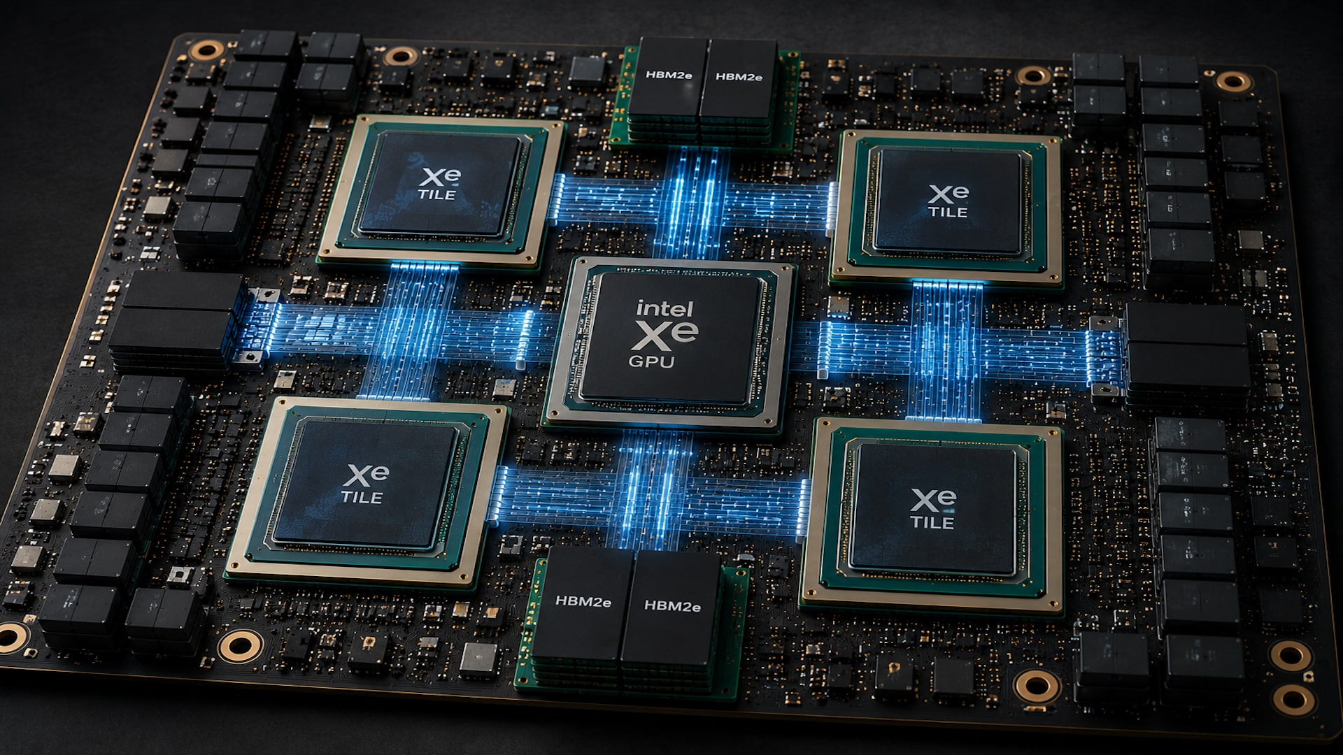 Schon Jahre vor aktuellen Entwicklungen experimentierte Intel mit Multi-Tile-Technologien und großen Speicherkonfigurationen für professionelle Anwendungen.