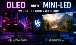 OLED oder Mini-LED welcher Gaming-Monitor lohnt sich 2026 wirklich?