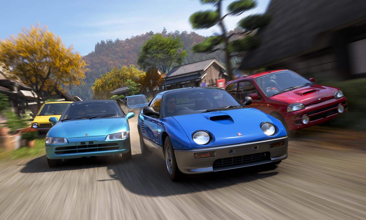 Screenshot aus Forza Horizon 6 Auch am Land hat man "Freude am Fahren"... Oder so. - Bild: PlayGround Games, Xbox Game Studios