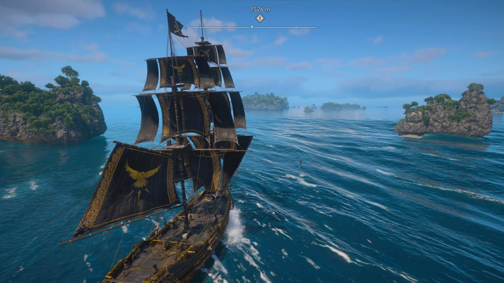 Die Jackdaw segelt wieder in AC Black Flag Resynced © Ubisoft, Screenshot by DailyGame