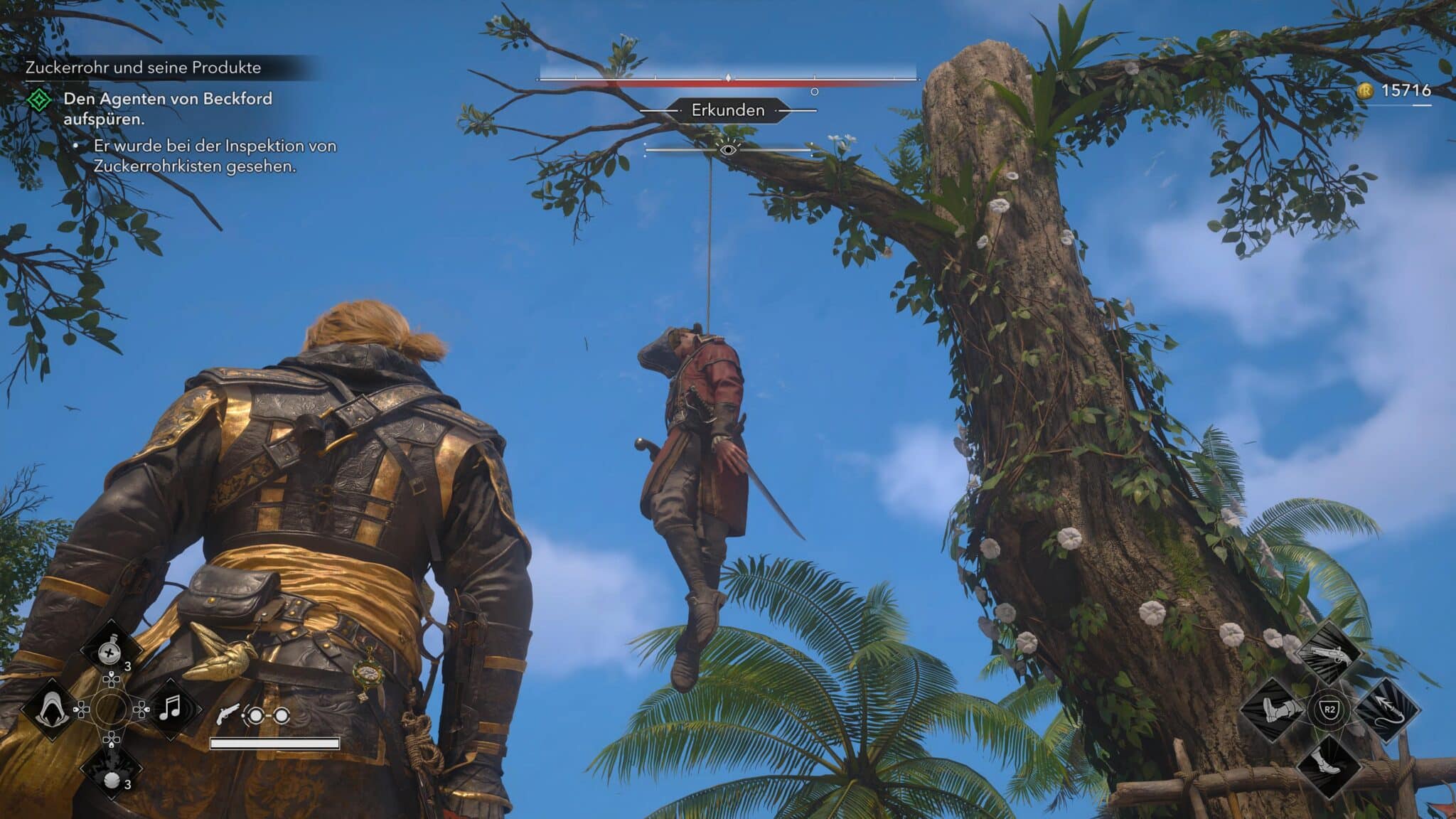 Wurfseil in AC Black Flag Resynced © Ubisoft, Screenshot by DailyGame