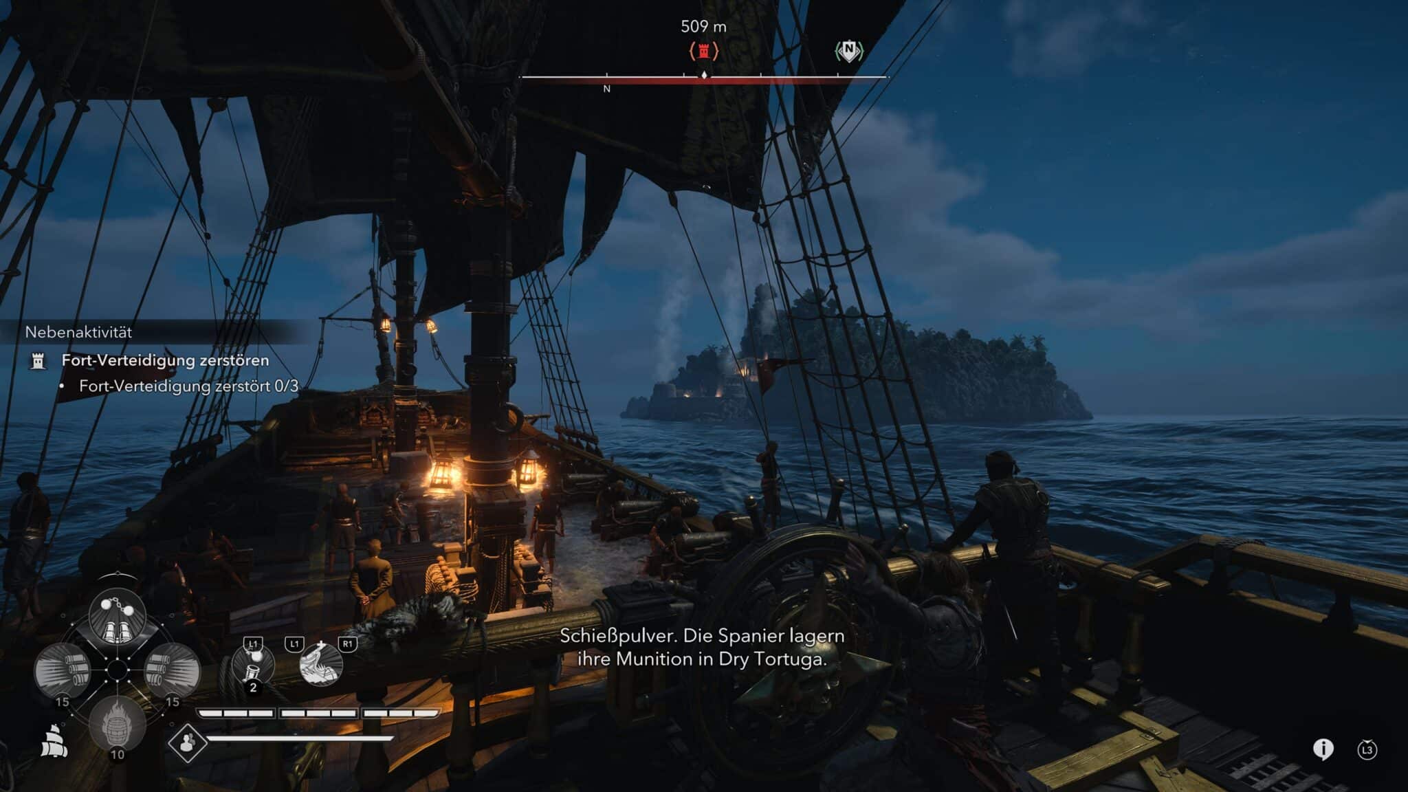 Festung Dry Tortuga in AC Black Flag Resynced © Ubisoft, Screenshot by DailyGame