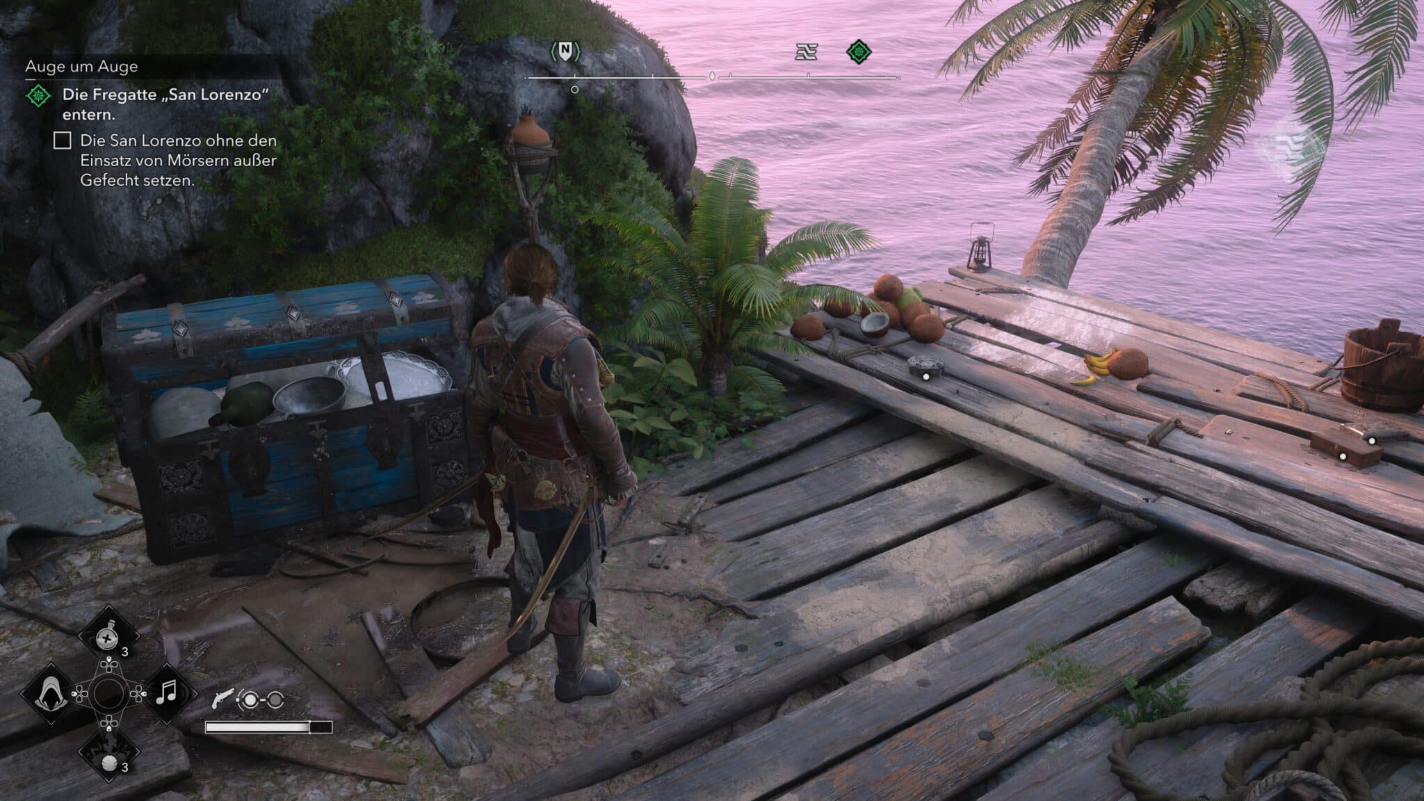 Kraken Segel Truhe in AC Black Flag Resynced © Ubisoft, Screenshot by DailyGame