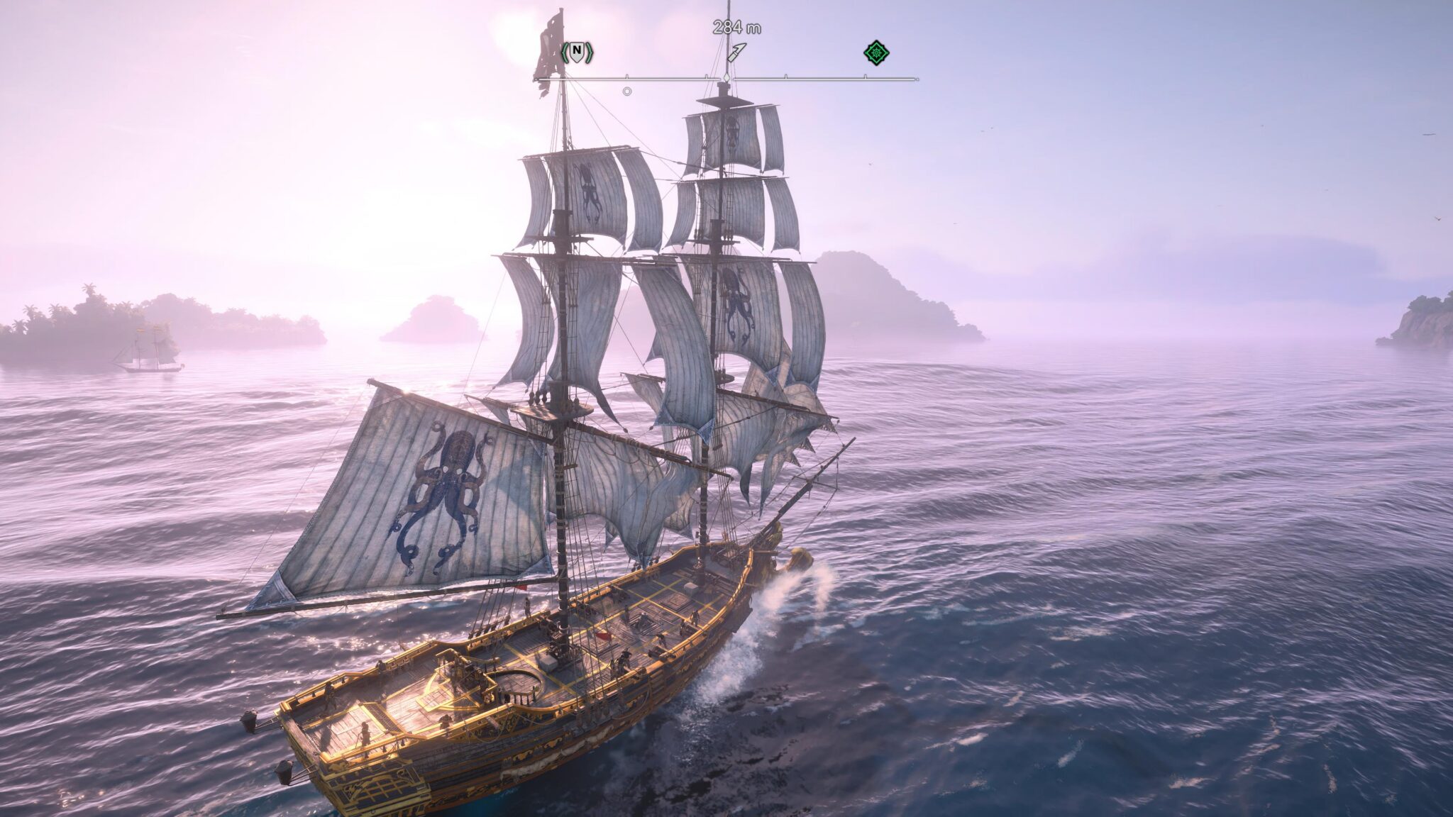 Kraken Segel in AC Black Flag Resynced © Ubisoft, Screenshot by DailyGame