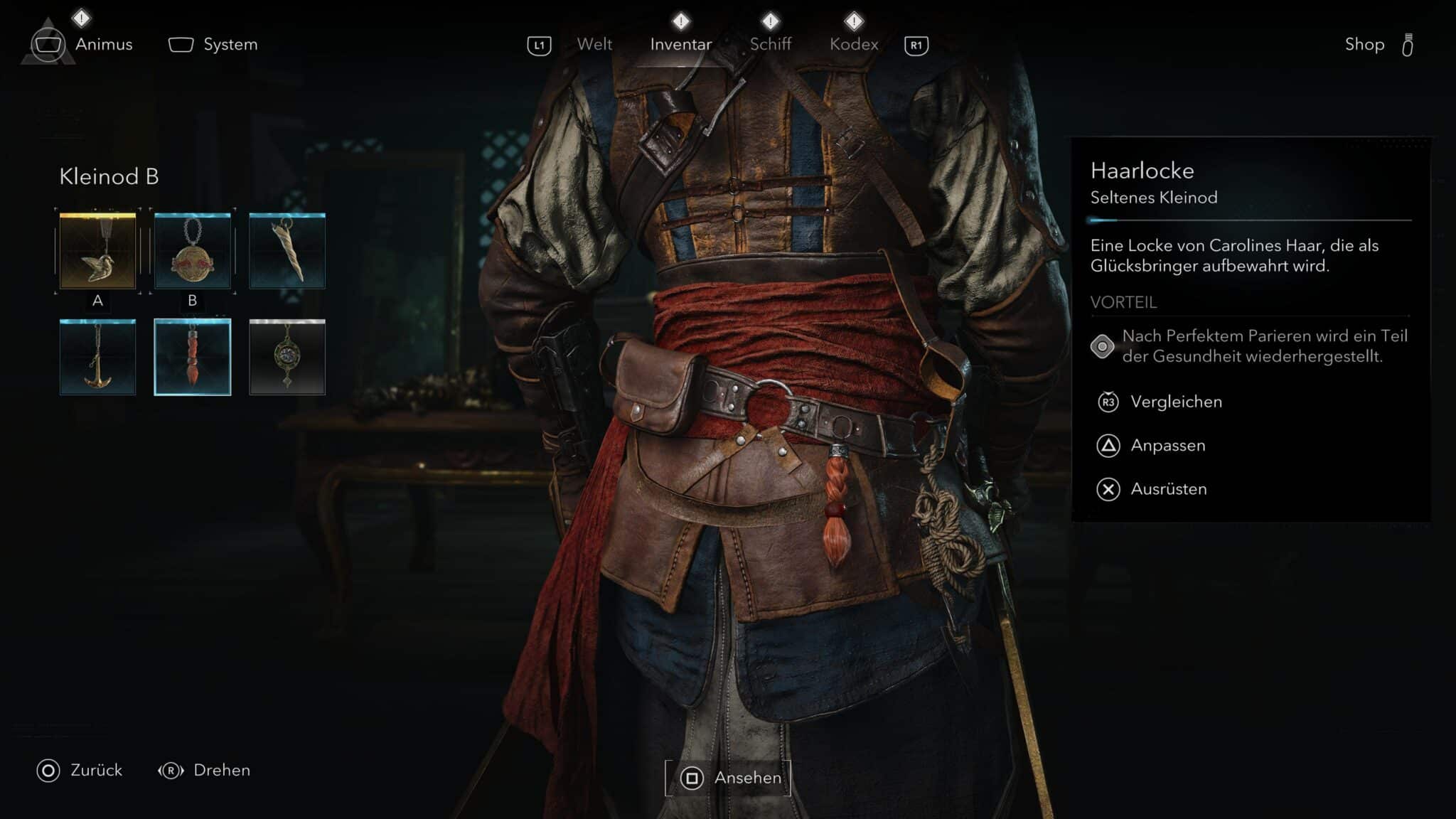 Haarlocke in AC Black Flag Resynced © Ubisoft, Screenshot by DailyGame