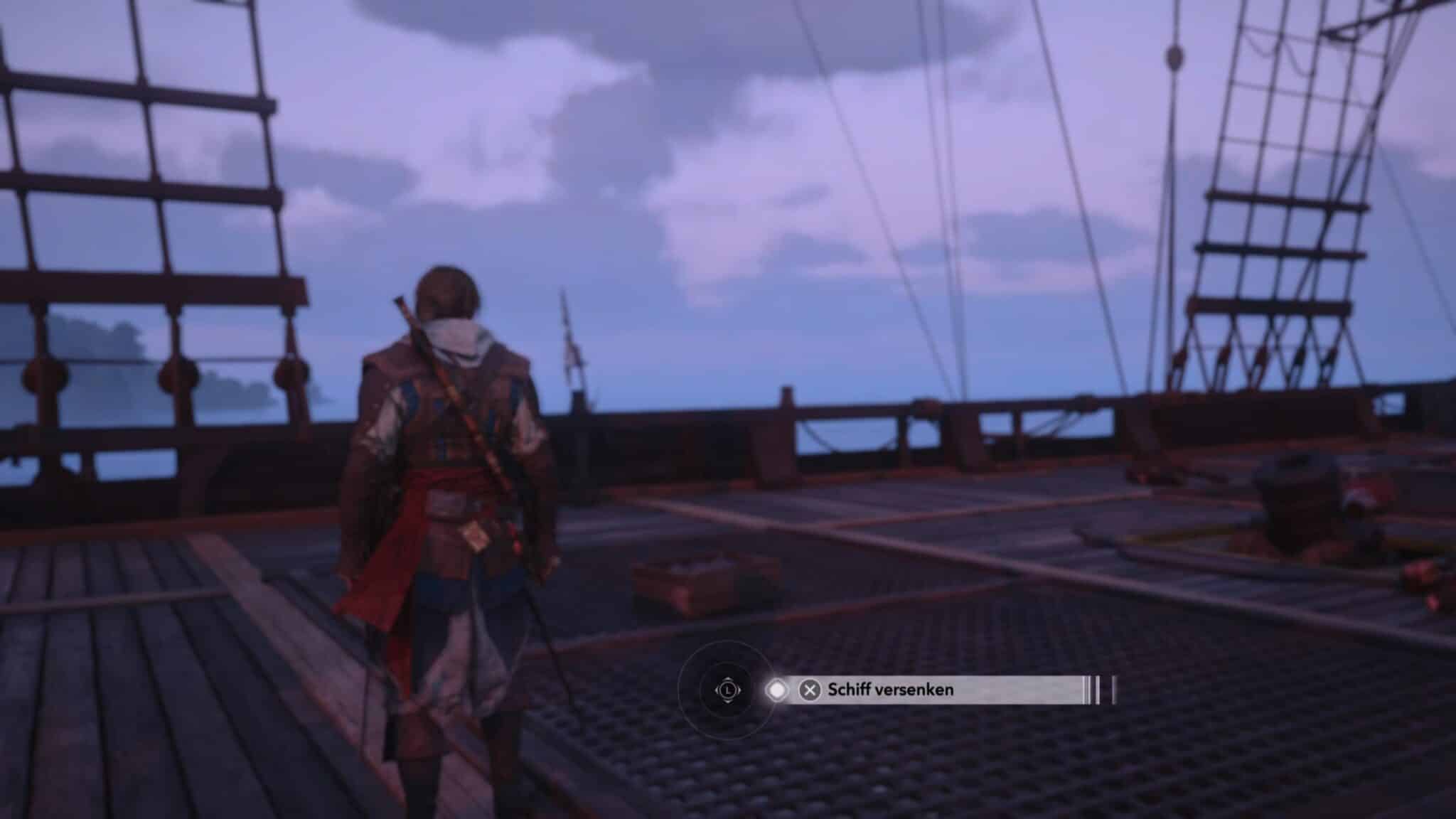 Kriegsschiff geplündert in AC Black Flag Resynced © Ubisoft, Screenshot by DailyGame