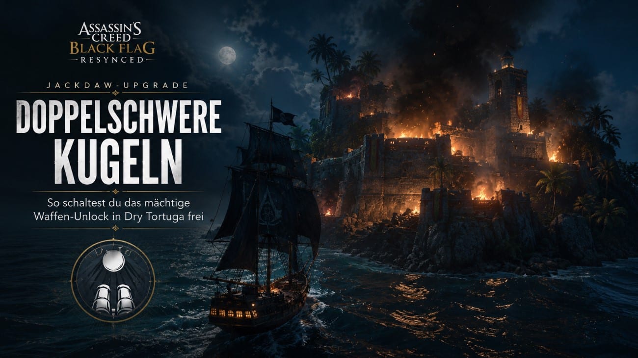 Assassin’s Creed Black Flag Resynced: Doppelschwere Kugeln für die Jackdaw Bugkanonen Assassin’s Creed Black Flag Resynced: Doppelschwere Kugeln für die Jackdaw Bugkanonen