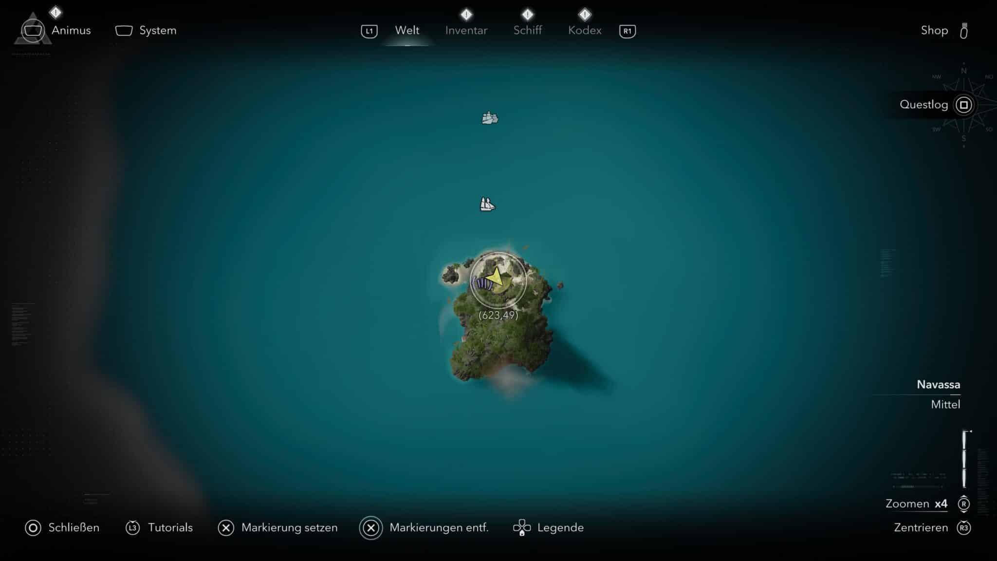 Die Insel des Hundes in AC Black Flag Resynced © Ubisoft, Screenshot by DailyGame