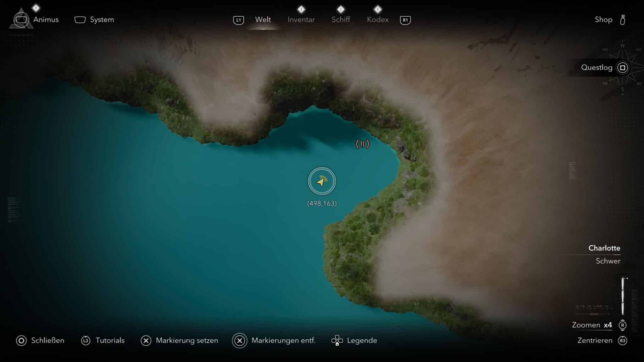 Die Schatzbucht Location in AC Black Flag Resynced © Ubisoft, Screenshot by DailyGame