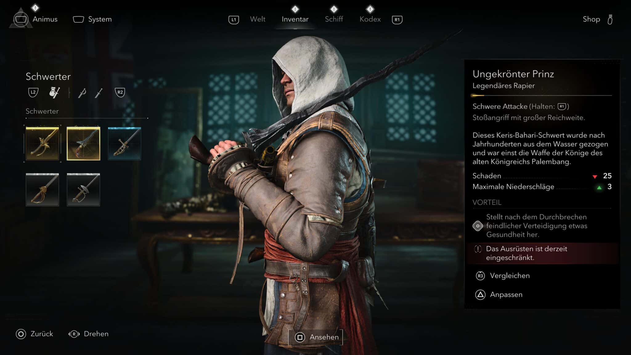 Heilende Schwerter in AC Black Flag Resynced © Ubisoft, Screenshot by DailyGame