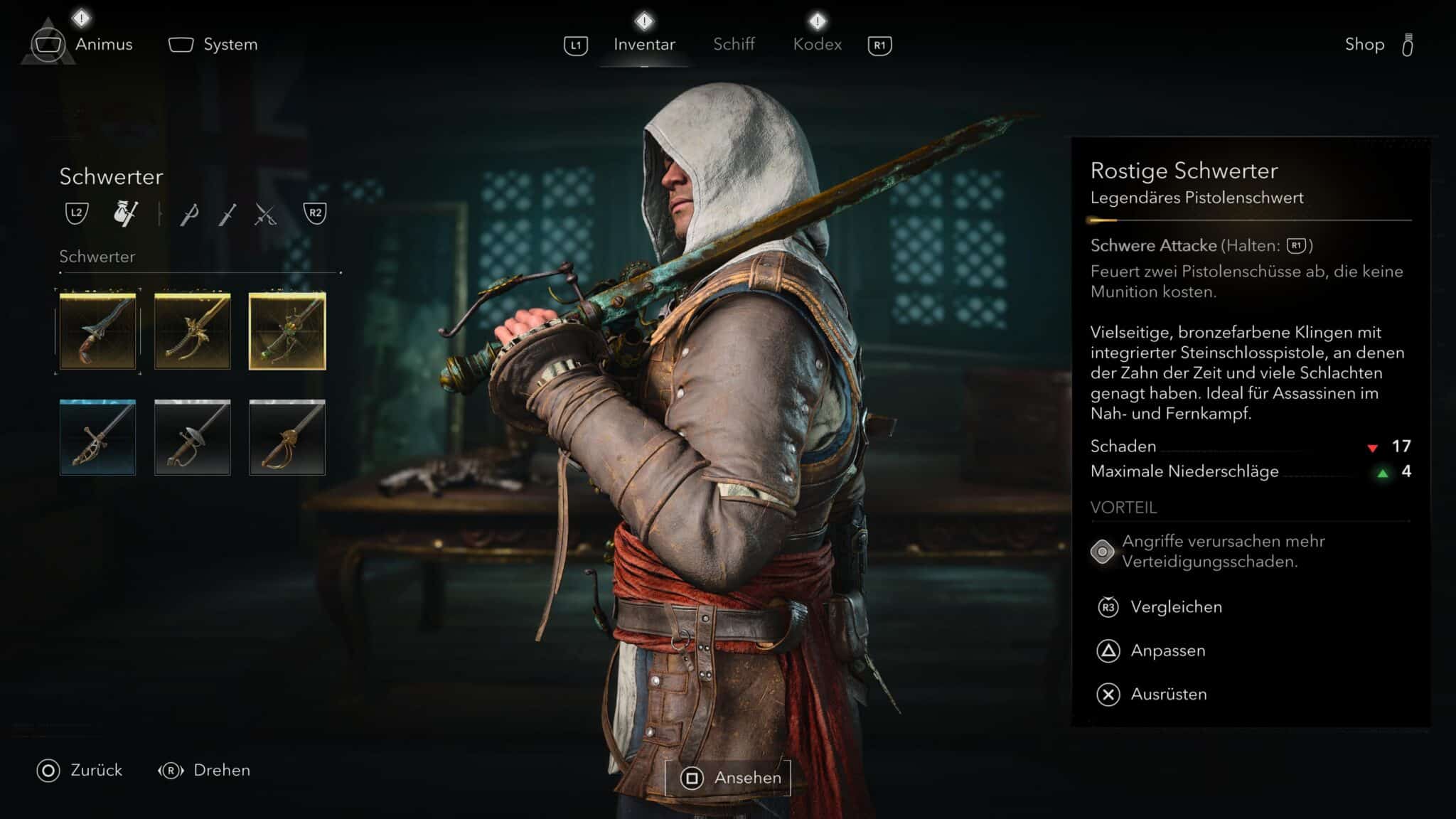 Twitch Drops Schwerter in AC Black Flag Resynced © Ubisoft, Screenshot by DailyGame