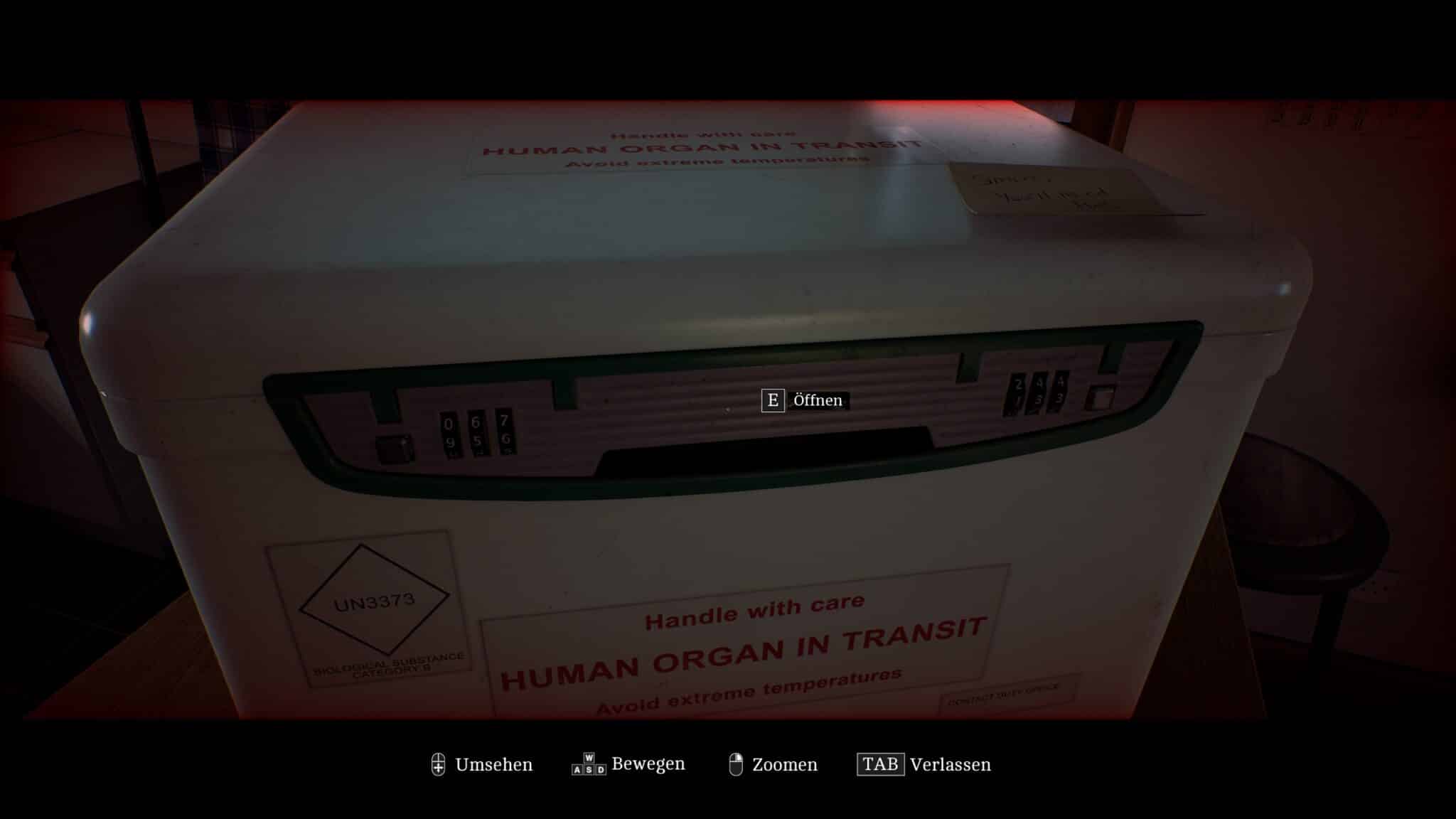 Silent Hill: Townfall Organtransportbox (c) Konami