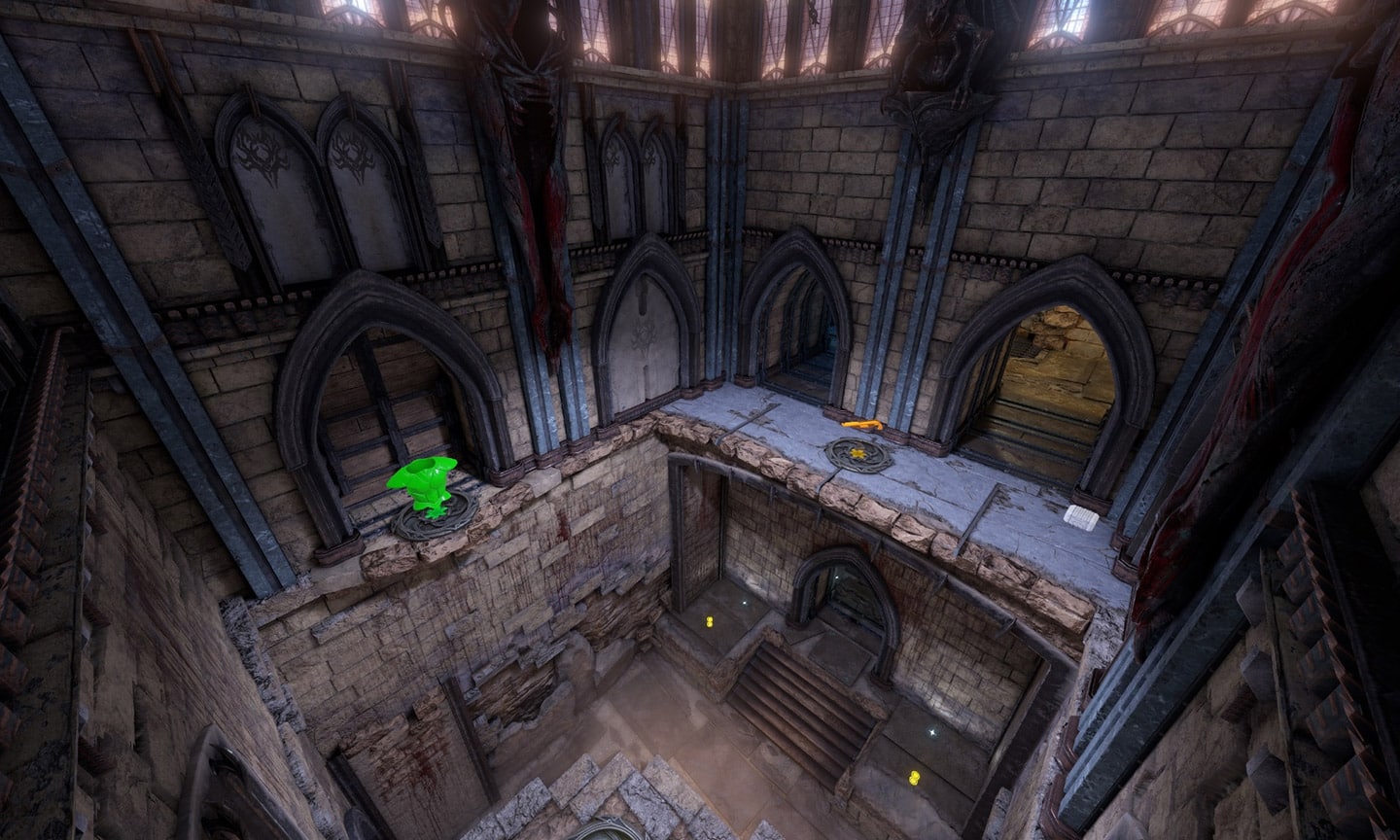 Map von Quake Champions Quake Champions wurde von den bisherigen Steam-Nutzern als "größtenteils positiv" bewertet. Neue Spieler bewerteten es lediglich als "Ausgeglichen". - Bild: id Software, Bethesda